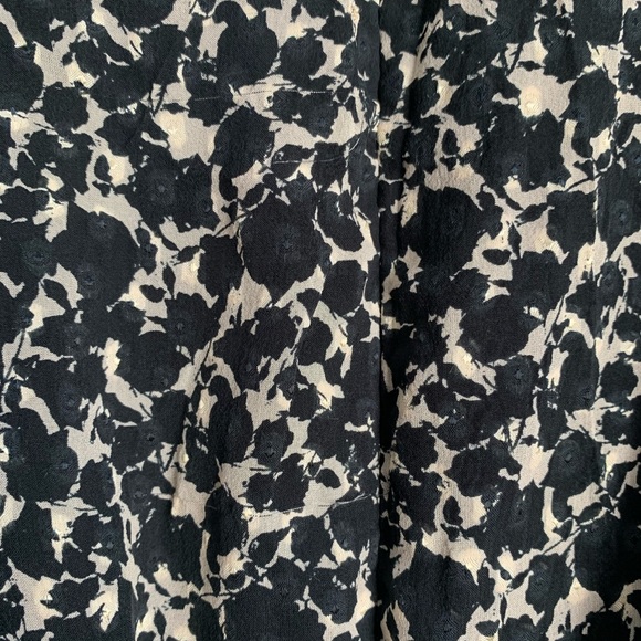 IRO PARIS Victoria Black/Cream Printed Knee Length Silk Blend Dress size 40eu - Picture 4 of 9